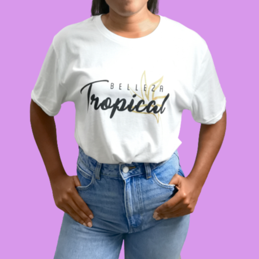 cotton t-shirt - Belleza Tropical - camiseta de algodón