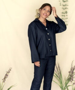 Long sleeve shirt with back detail - SAMNA - GRETA BLOUSE - NATALIE SAMPSON